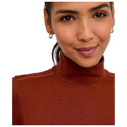 Falke Timeless Cotton Turtle-Neck String Bodysuit  - Mink Brown