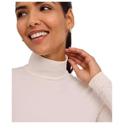 Falke Timeless Cotton Turtle-Neck String Bodysuit  - Pearl White