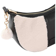 pom-pom-london-sutton-faux-fleece-sling-bag---black-35929303