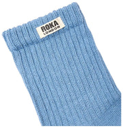Roka Windsor Solid Crew Socks  - Airforce Blue