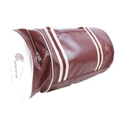 Fred Perry Classic Barrel Bag - Oxblood Red/Ecru Cream