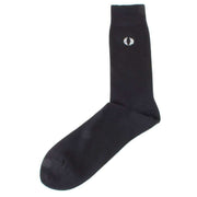 Fred Perry Classic Laurel Wreath Socks - Black/Snow White