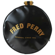 Fred Perry Tipped Classic Barrel Bag - Black/Gold