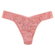 Hanky Panky Daily Lace Original Rise Thong - Antique Rose Orange