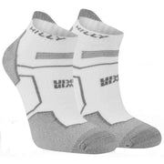 Hilly Twin Skin Socklets - White/Grey Marl