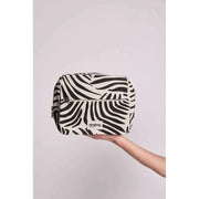 Hindbag Alix Extra Large Toiletry Bag - Ecru Zebra