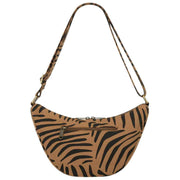 Hindbag Andrea Half Moon Bag - Zebra Cinnamon Brown