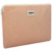 Hindbag Ava Small Weave 13inch Laptop Case - Coral Pink