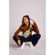 Hindbag Harry Rectangle Bum Bag - Clay Green