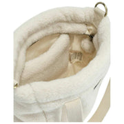 Hindbag Louise Square Teddy Crossbody Bag - Arctic White