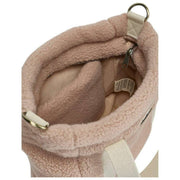 Hindbag Louise Square Teddy Crossbody Bag - Powder Pink