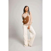 Hindbag Sasha Large Teddy Bum Bag - Brown