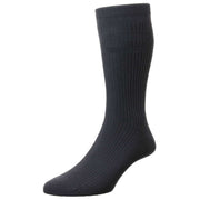 HJ Hall Original Cotton Softop Socks - Charcoal