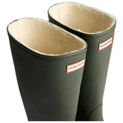 Hunter Downpour Tall Insulated Wellington Boots - Dark Olive Green
