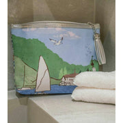 Jessica Russell Flint St Ives Make Up Bag - Blue/Green/White