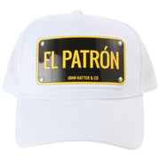 John Hatter El Patron Aluminium Trucker Hat - White