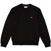 Lacoste Organic Brushed Cotton Sweatshirt - Black