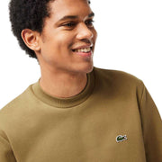 Lacoste Organic Brushed Cotton Sweatshirt - Cookie Beige