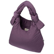 Lefrik Biwa Puffy Shoulder Bag - Plum Tech