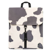 Lefrik Handy Mini Printed Cow Backpack - Cream/Grey