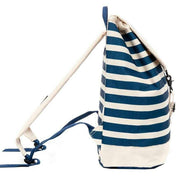 Lefrik Scout Marine Stripes Backpack - Navy/Cream