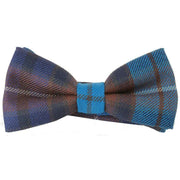 Locharron of Scotland Buchanan Tartan Bow Tie - Blue/Brown