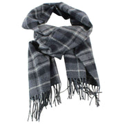 Locharron of Scotland Darwin Macrae Hunting Lambswool Scarf - Grey