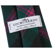 Locharron of Scotland Reiver Baird Modern Tartan Tie - Navy/Dark Green