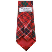 Locharron of Scotland Reiver MacRae Modern Tartan Tie - Red/Green