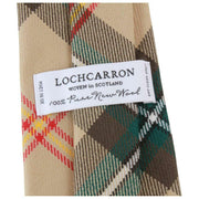Locharron of Scotland Reiver Saskatchewan Tartan Tie - Beige/Black/Red