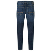 MAC Jeans Arne Pipe Hemp Denim Jeans - Dark Blue 3D Wash