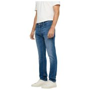 MAC Jeans Arne Pipe Hemp Denim Jeans - Mid Blue Authentic