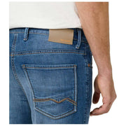 MAC Jeans Arne Pipe Hemp Denim Jeans - Mid Blue Authentic