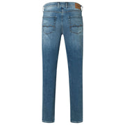 MAC Jeans Arne Recycled Denim Jeans - Mid Blue Authentic Used