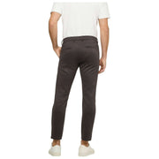 MAC Jeans Griffin Printed Jersey Trousers - Hot Fudged Brown