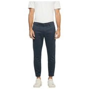 MAC Jeans Griffin Printed Jersey Trousers - Sea Storm Blue