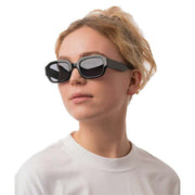 MessyWeekend Downey Sunglasses - Black/Grey