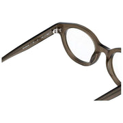 MessyWeekend Frost Blue Light Reading Glasses - Clear/Olive Green
