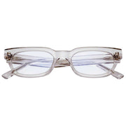 MessyWeekend Jenner Blue Light Reading Glasses - Clear/Paloma Beige