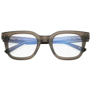 MessyWeekend Ozzy Blue Light Reading Glasses - Clear/Olive Green