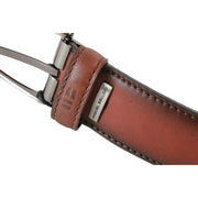 Miguel Bellido Classic Leather Belt - Light Brown