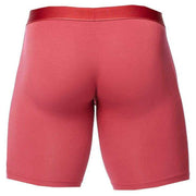 Obviously PrimeMan Boxer Brief 9inch Leg - Brick Red