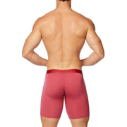 Obviously PrimeMan Boxer Brief 9inch Leg - Brick Red