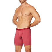 Obviously PrimeMan Boxer Brief 9inch Leg - Brick Red