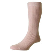 Pantherella Waddington Cashmere Socks - Rose Pink