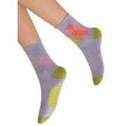 Powder Lobster Buddies Ankle Socks - Lavender Purple