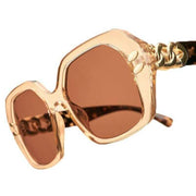 Powder Luxe Rylee Sunglasses - Nude/Tortoiseshell Brown