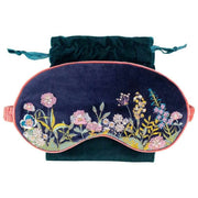 Powder Luxury Velvet Eye Mask - Navy Blue