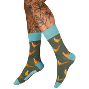 Powder Pheasants Ankle Socks - Racing Green