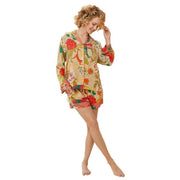 Powder Super Soft Tropical Flora and Fauna Pyjamas - Coconut Cream